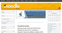 Desktop Screenshot of moodle.unicentro.br